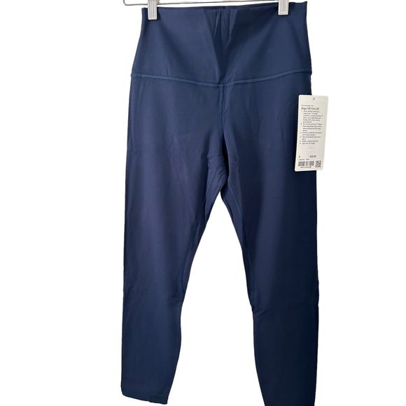 lululemon Align High-Rise Pant 25" True Navy Size 8 NWT AUTHENTIC - Picture 4 of 6